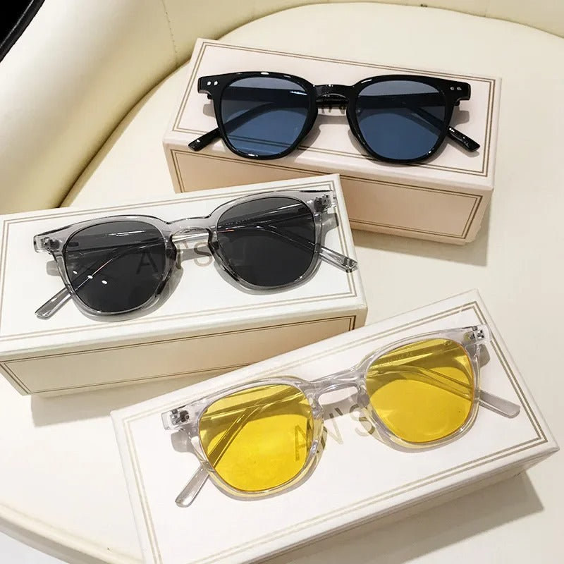 New Vintage Square Sunglasses Women