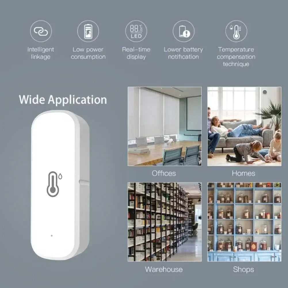 Smart WIFI Temperature Humidity Sensor APP Remote Monitor