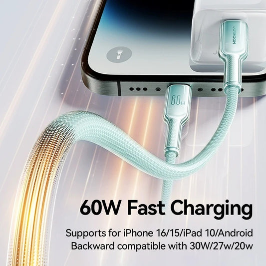60W USB C to Type C Cable Fast Charge Data Cable