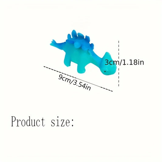 10pcs Dinosaur Finger Catapult Decompression Toy TPR Turkey Finger