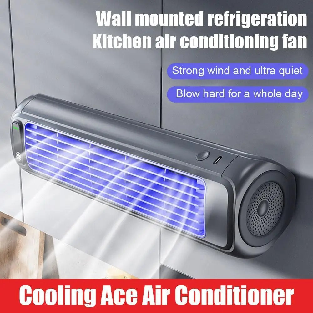 Three-speed Summer Kitchen Fan Wall Portable Conditioner Cooling Air Fan Ultra