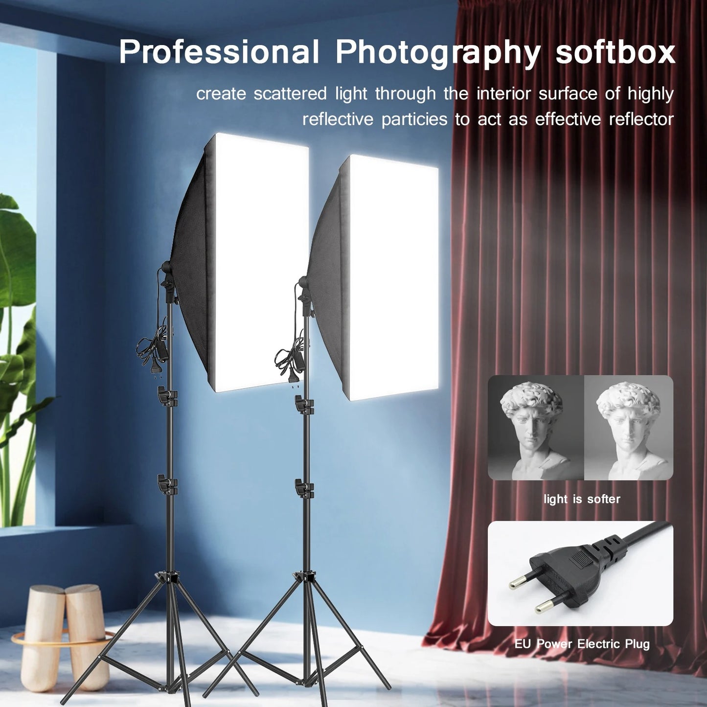 Professional Photography soft box Lighting soft box With Tripod