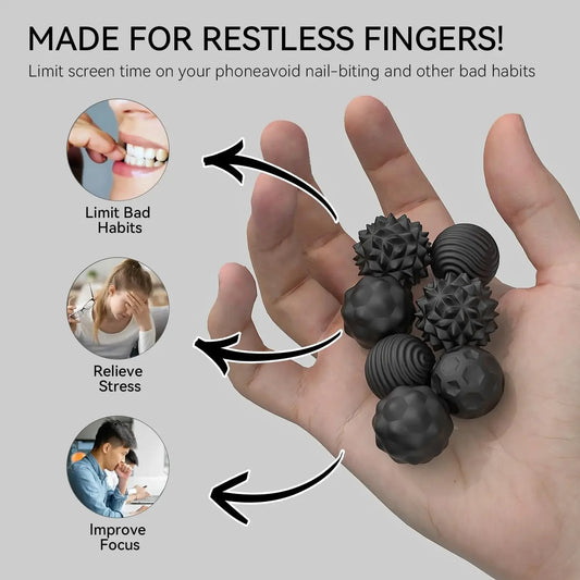 Silicone Magnetic Sensory Balls Fidget Toy