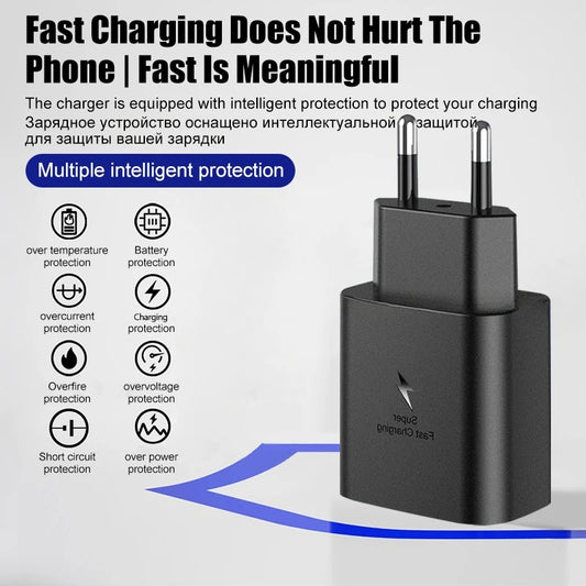 USB C Charger For Samsung Galaxy S24 S23 S22 S21 S20 Ultra S10