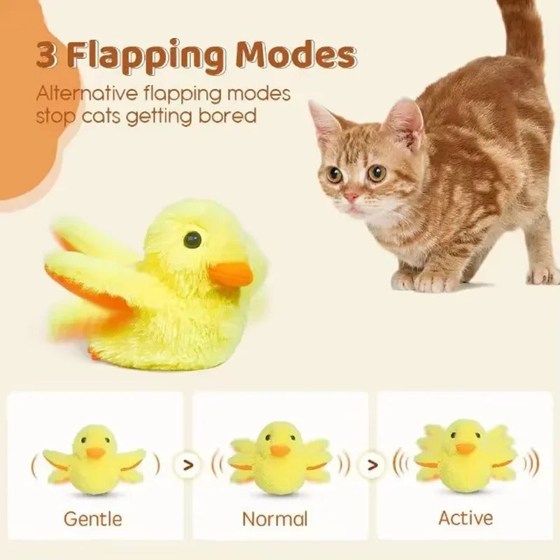Electric Cat Toy Flapping Duck Cat Toys Rechargeable