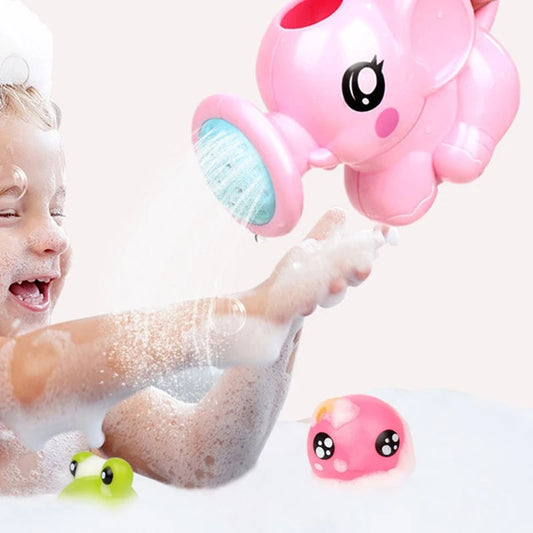 Baby Bath Toys Lovely Plastic Elephant Shape Water Spray