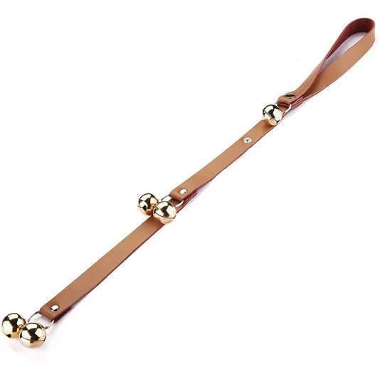 Leather Dog Doorbells for Door Knob Potty Training
