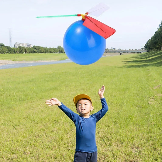 10Pcs Creative Balloon Helicopter Toys