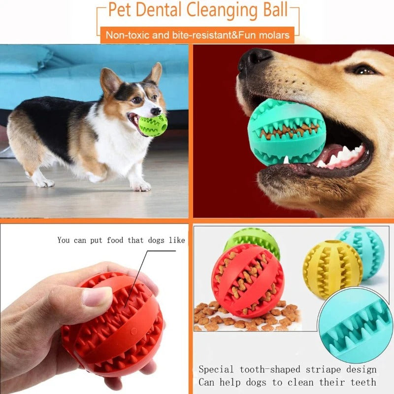 Dog Toy Ball Interactive Rubber Balls Puppy