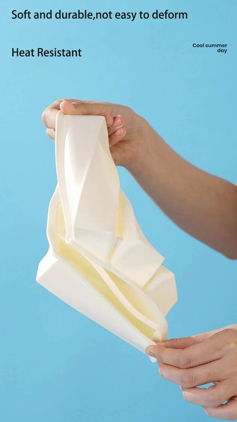 Strip-shap Ice Cube Trays Giant Silicone Ice Cubes Square Tray