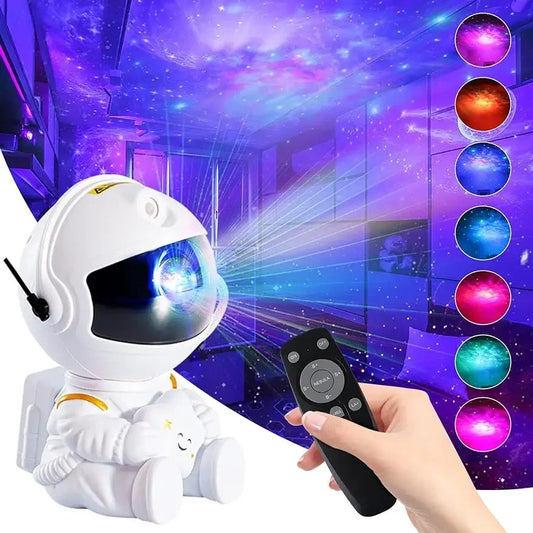 Astronaut Light Projector with Nebula Galaxy Projector Night Light