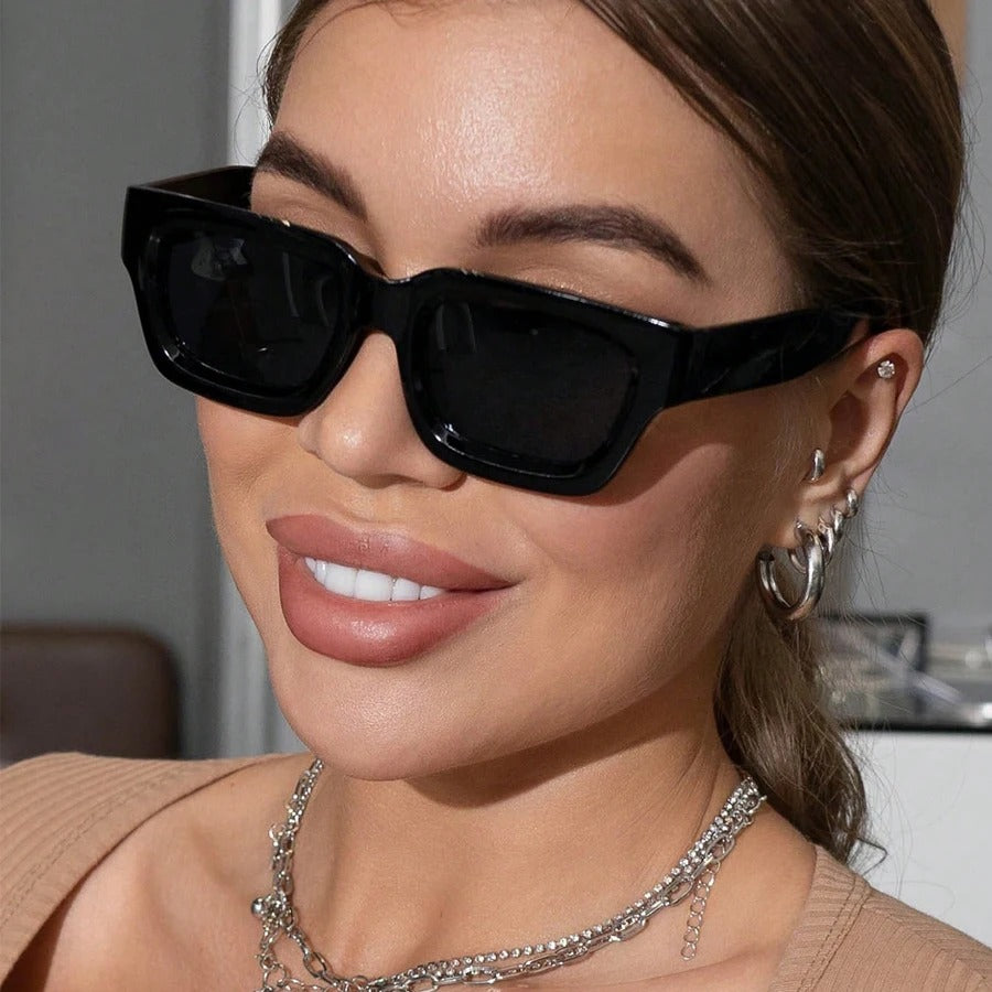 Fashion Vintage Small Square Sunglasses Women