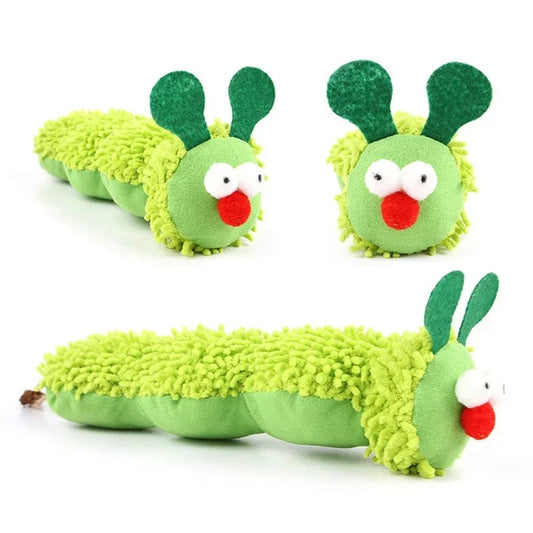 Cat Toys Plush Caterpillar Scratch Resistant