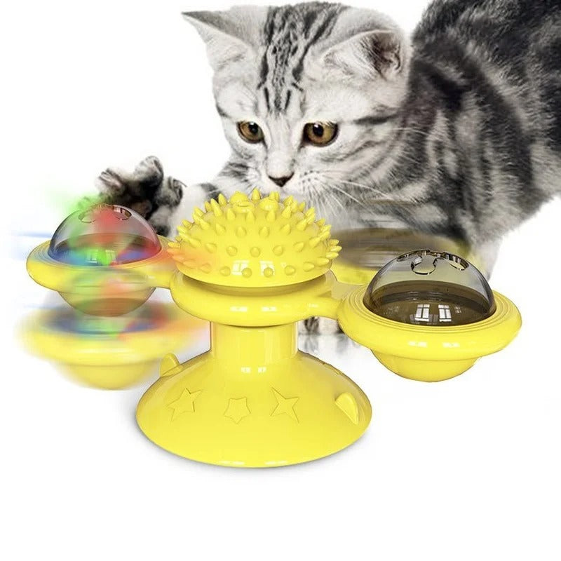 Windmill Cat Toy Interactive Pet Toys for Cats Puzzle