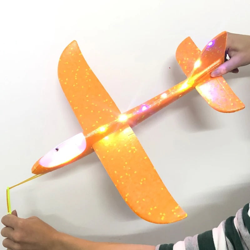 50CM Big Flash Glider Foam Plane Hand Throw Light Inertial Airplane
