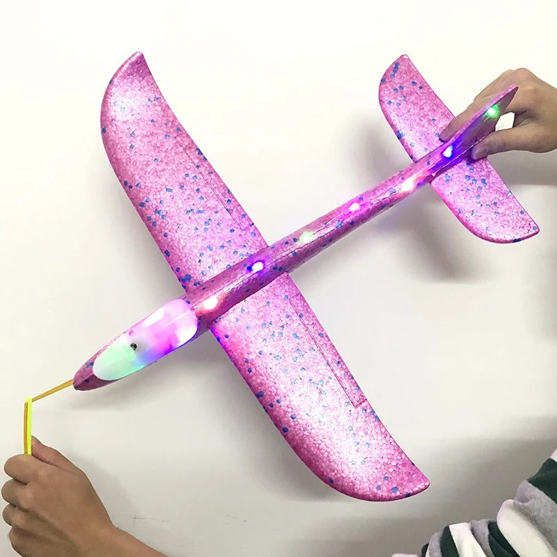 50CM Big Flash Glider Foam Plane Hand Throw Light Inertial Airplane