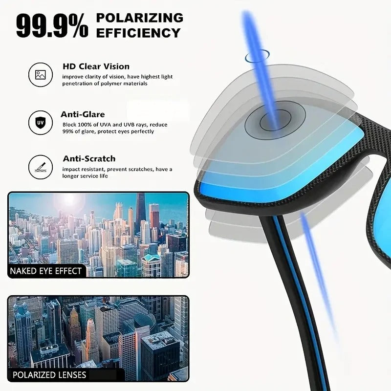 Square Polarized Sunglasses for Women