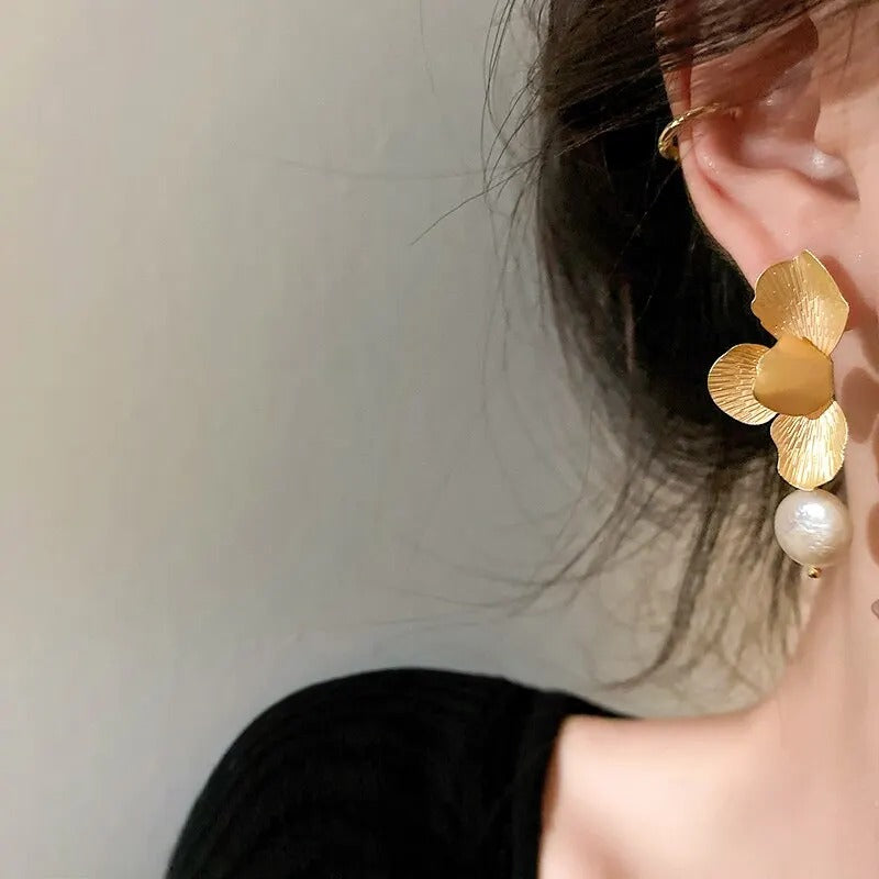 Elegant Imitation Pearls Dangle Earrings For Women