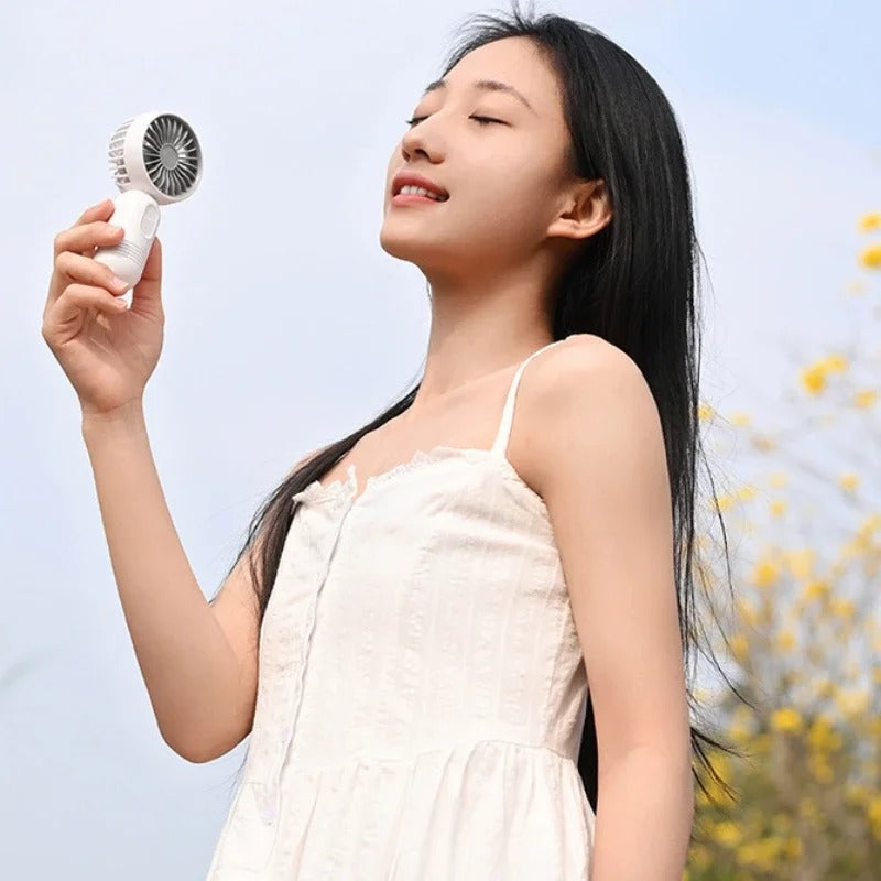 Mini Portable Fan USB Charging 3-speed - Handheld Fan for Men and Women