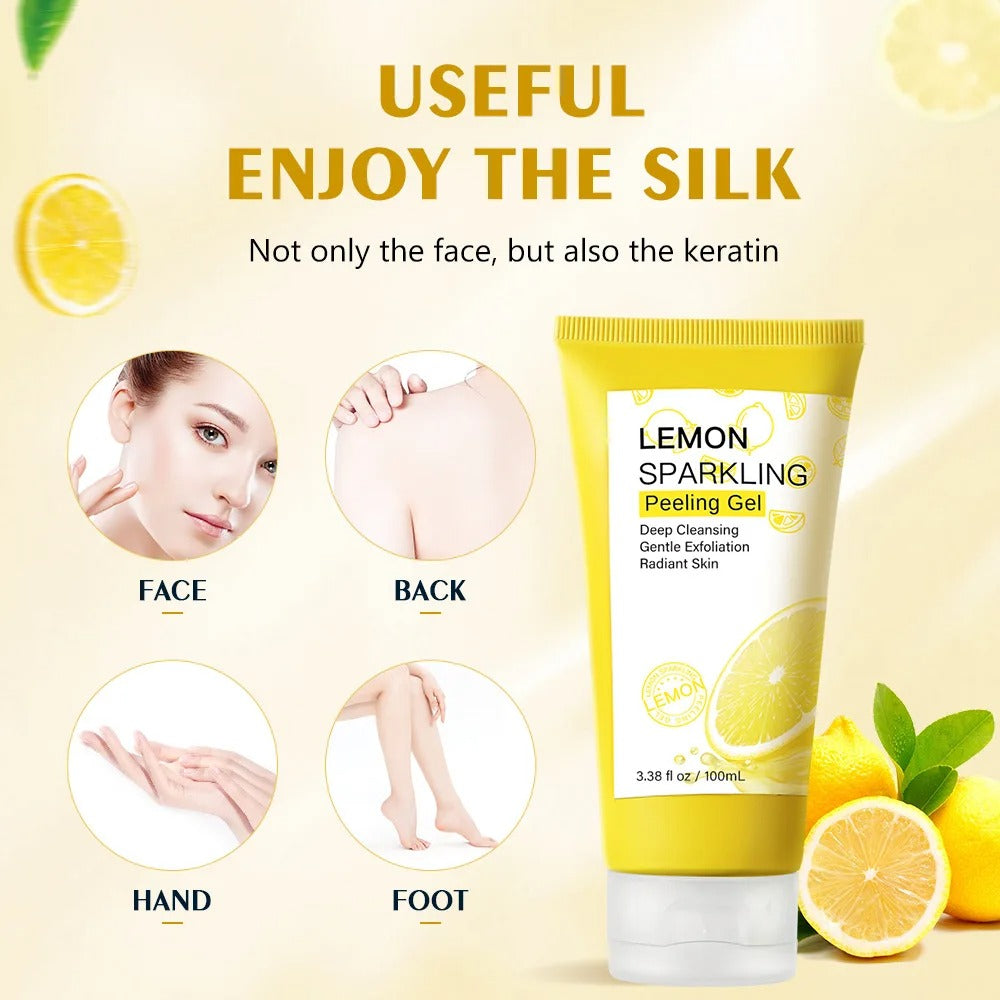 Lemon Face Wash Facial Cleanser Face Exfoliating Gel