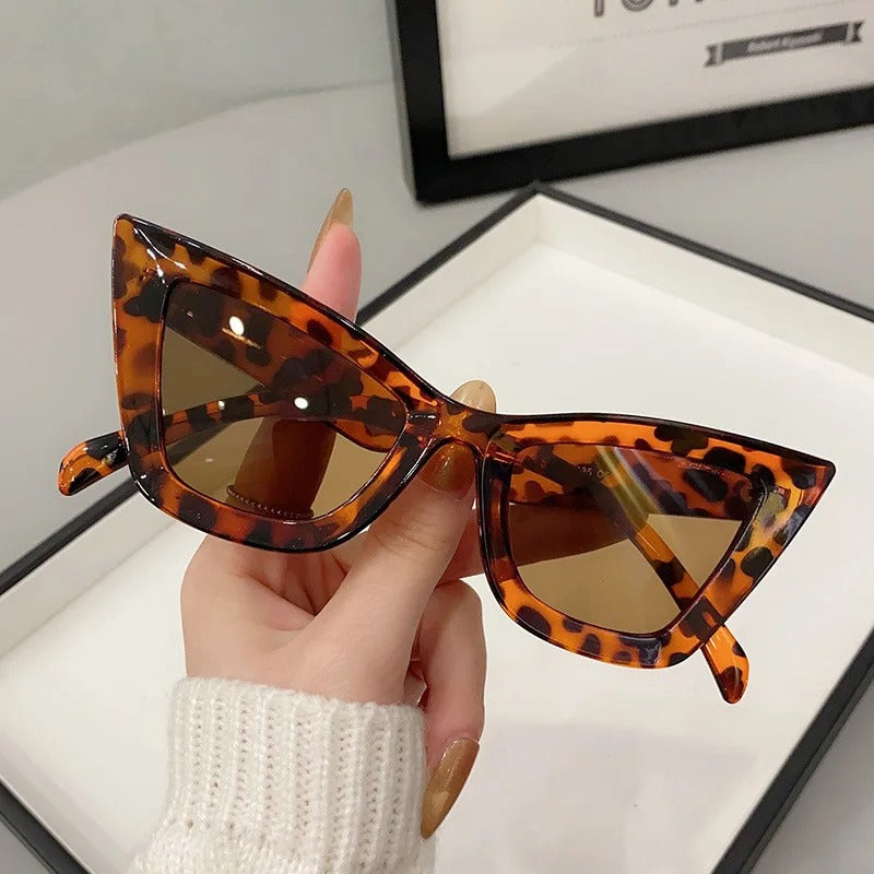 Big Frame Vintage Square Sunglasses Women
