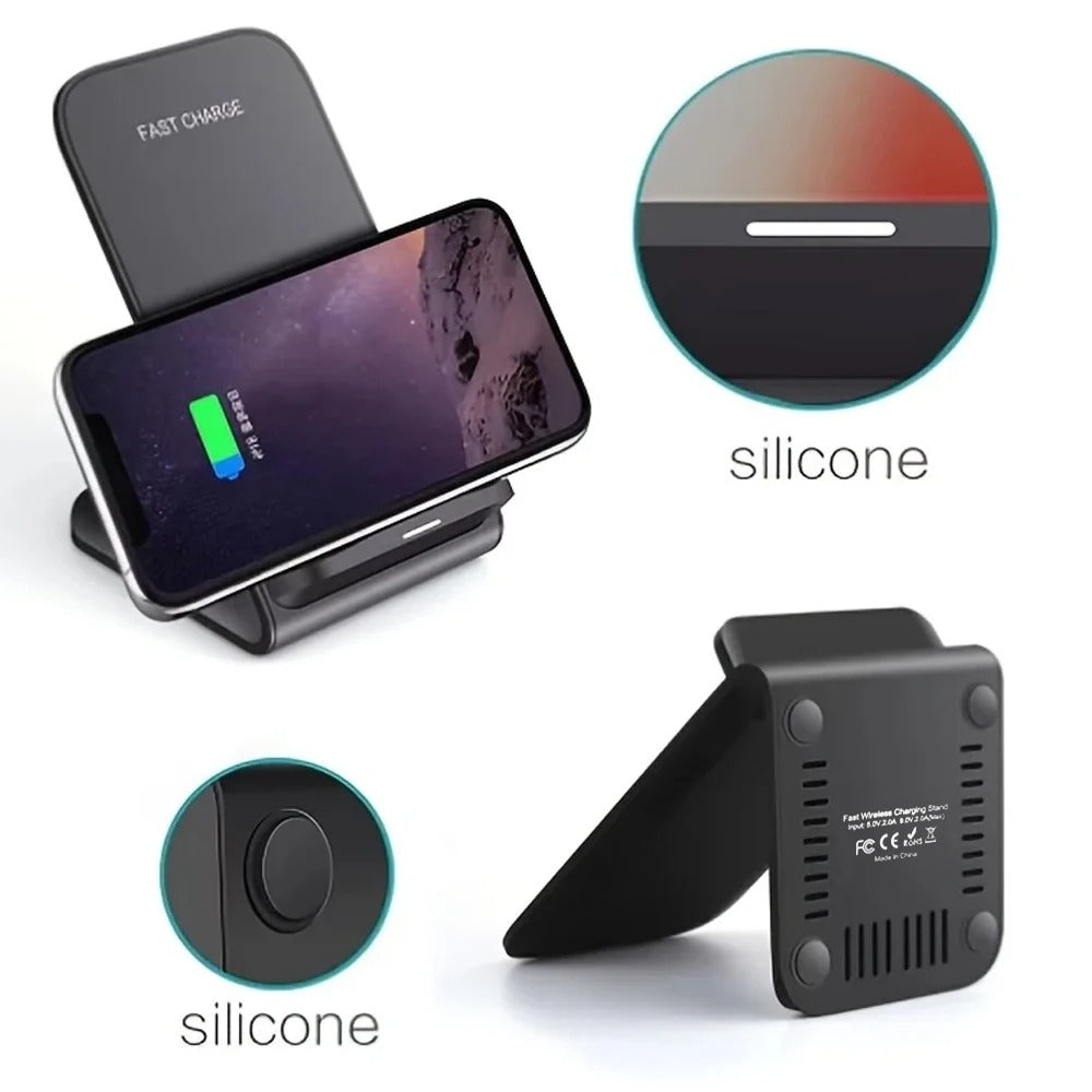 100W new Wireless Charger Stand Pad for iPhone  Samsung Xiaomi