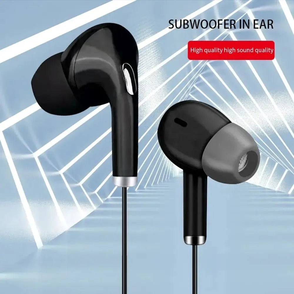 High Definition Wired Earphone 3.5mm In-Ear Control Portable Sports