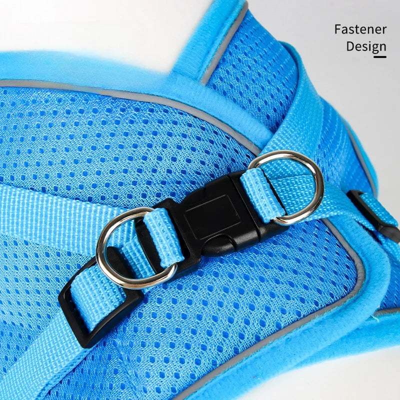 Cat Chest Harness with Leash Reflective Puppy Chest Strap