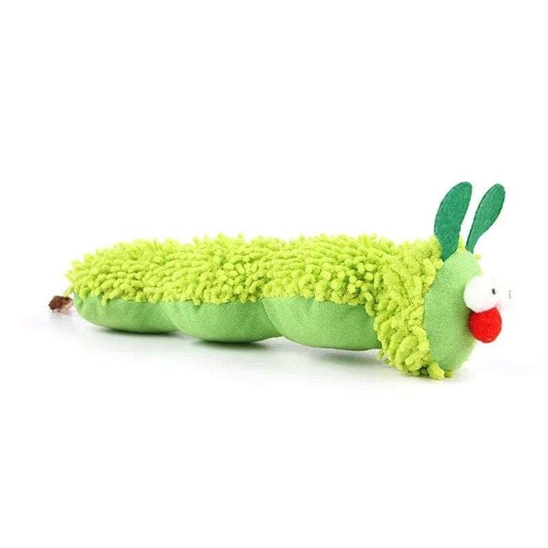 Cat Toys Plush Caterpillar Scratch Resistant
