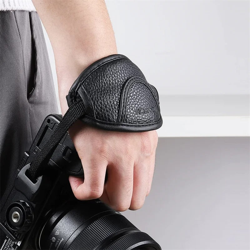 Leather Hand Strap for DSLR Cameras Suitable for Nikon Canon