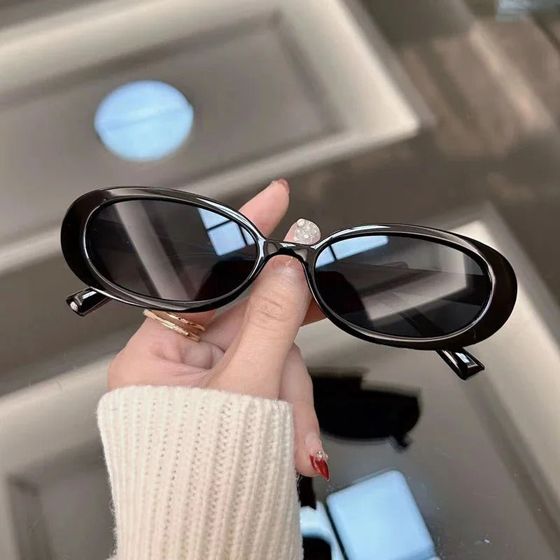 New Oval Vintage Sunglasses Women