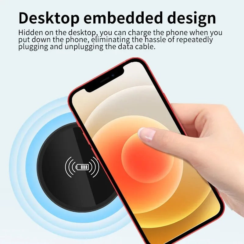 100W Quick Wireless Desktop Charger For iPhone ,Samsung ,Huawei ,Xiaomi