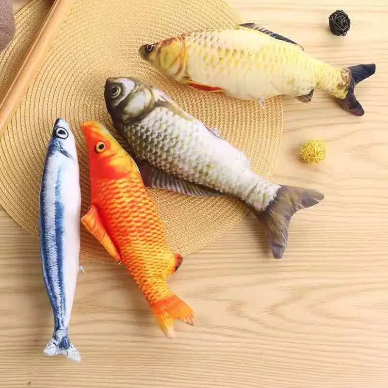 Creative Cat Toy 3d Fish Simulation Soft Plush Anti-Bite