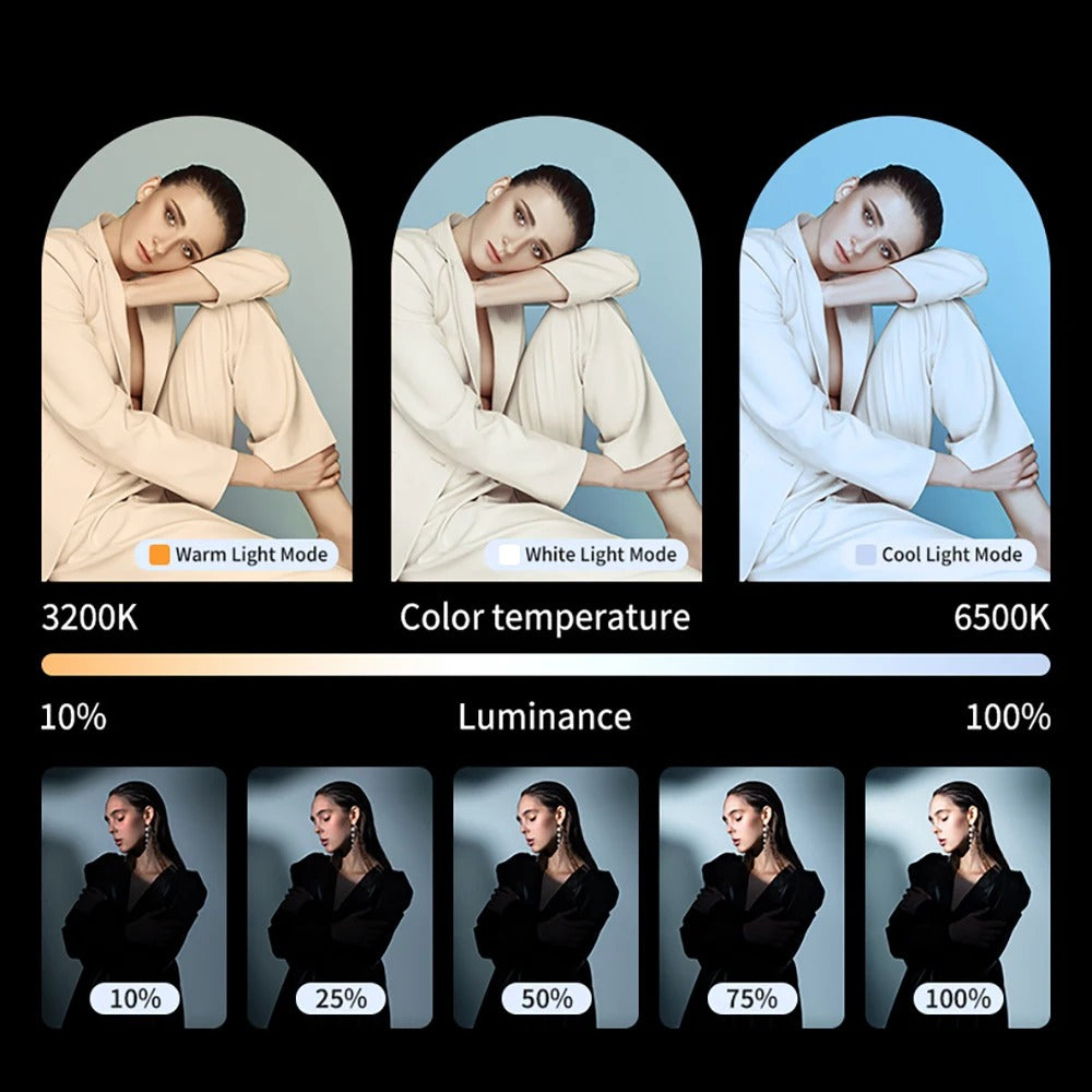 Mini Fill Light RGB LED Straight Pocket Video