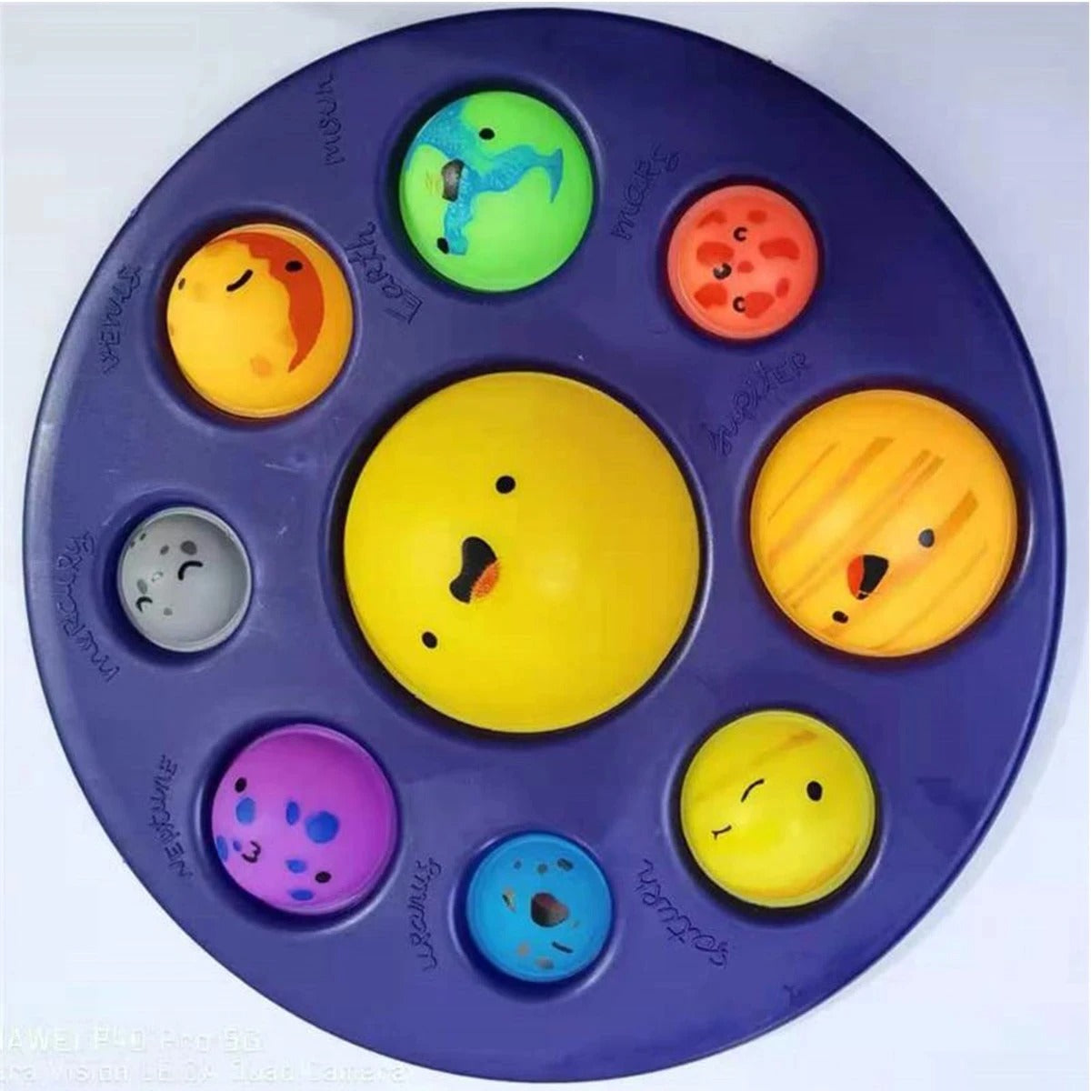 Eight Planets Dimple Push Bubble Fidget Toys