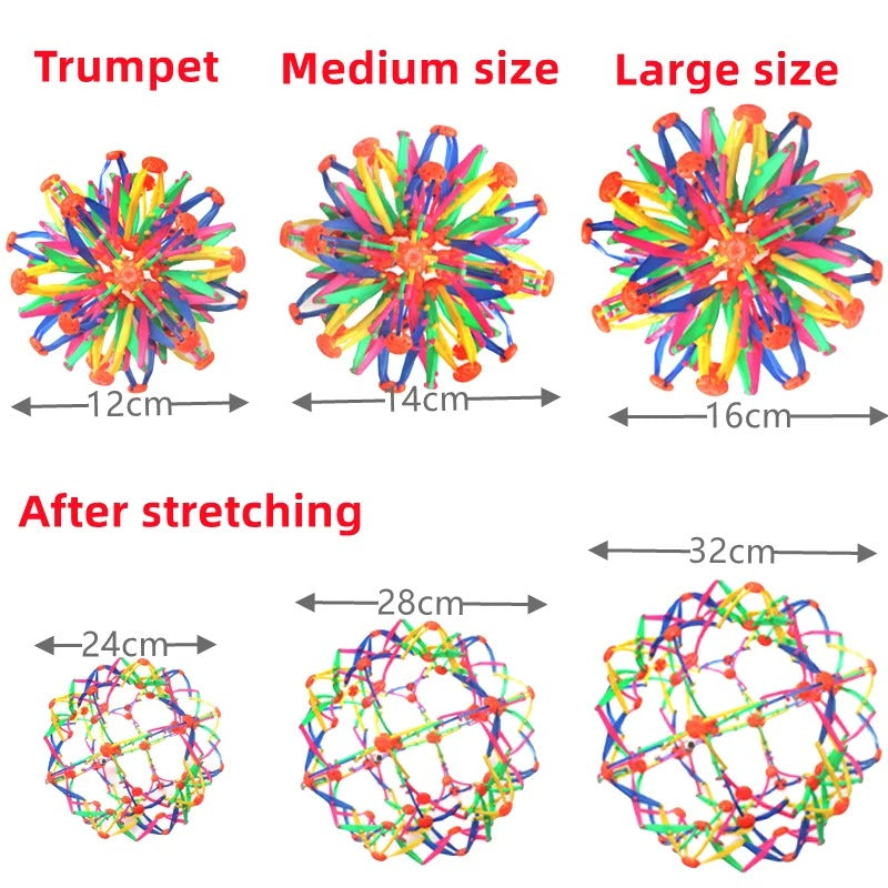 Telescopic Ball Children's Magic Outdoor Flower Ball