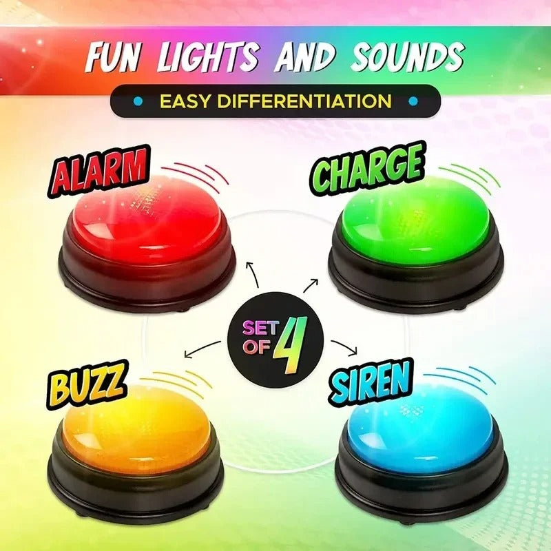 4pcs Answer Buzzers for Kids Adults