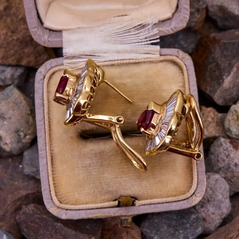 Luxury Super Shiny White Zirconia Vintage