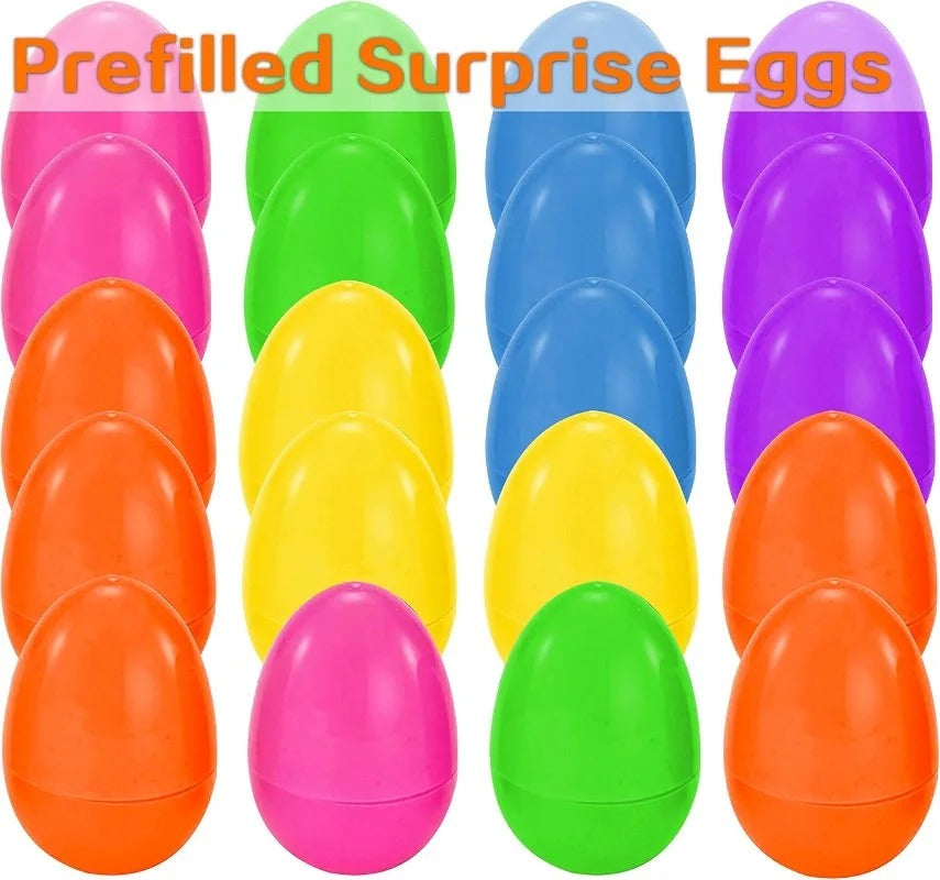 5 pcs Mochi Squishy Toy Mystery Prefilled Easter Eggs Stress Relief Squishiest Toy