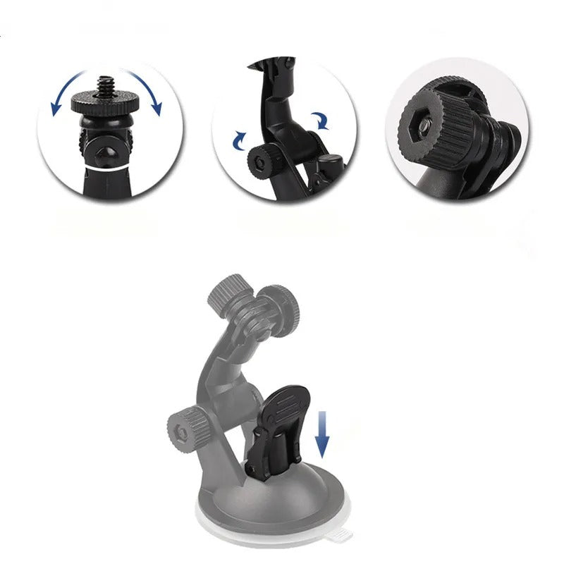 Suction Cup Camera Car Mount Phone Holder