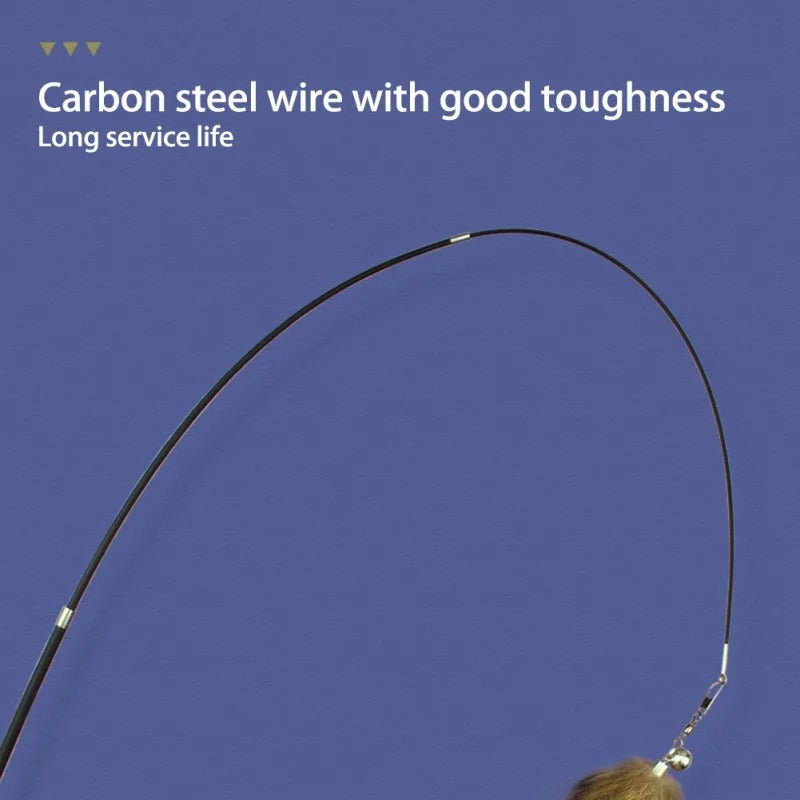 Funny Pet Cat Stick Fox Hair Replacement Head