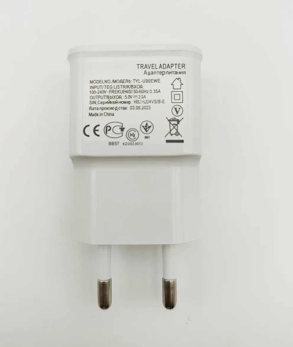 5V Portable Dual USB Power Adapter Mobile Phone Charger