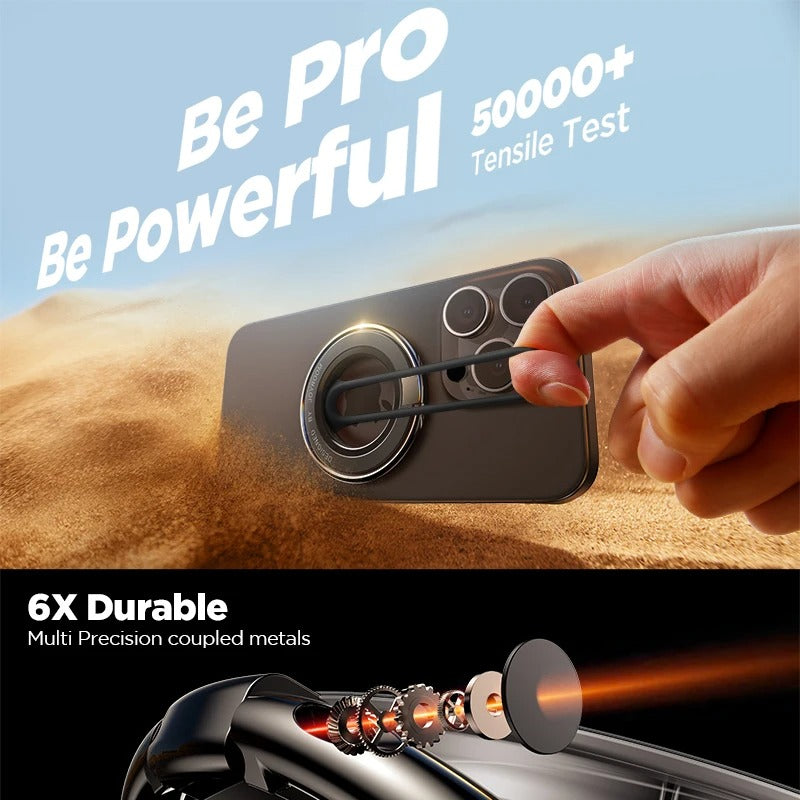 Phone Holder Colorful Magnetic Kickstand Silicone Ring