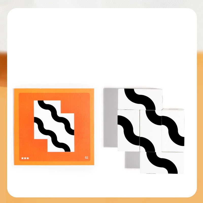 3D Wooden Rotating Building Blocks