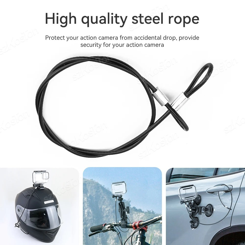 Anti-lost Wire Rope Safety Rope For GoPro