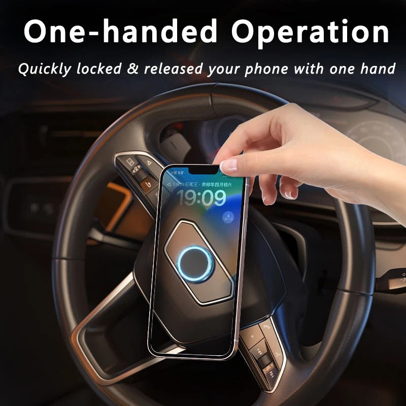 Magnetic Car Phone Holder Steering Wheel Phone Stand