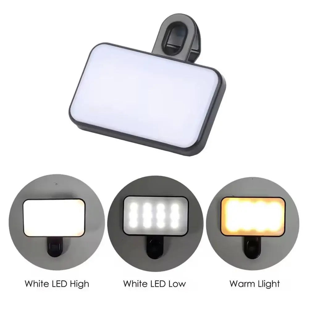 Pocket LED Selfie Light For iPhone iPad Mobile