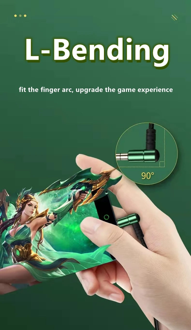 Gamer Wired Headphones Gaming Wired Earphone Metal HiFi Bass Stereo 3.5mm Earphone