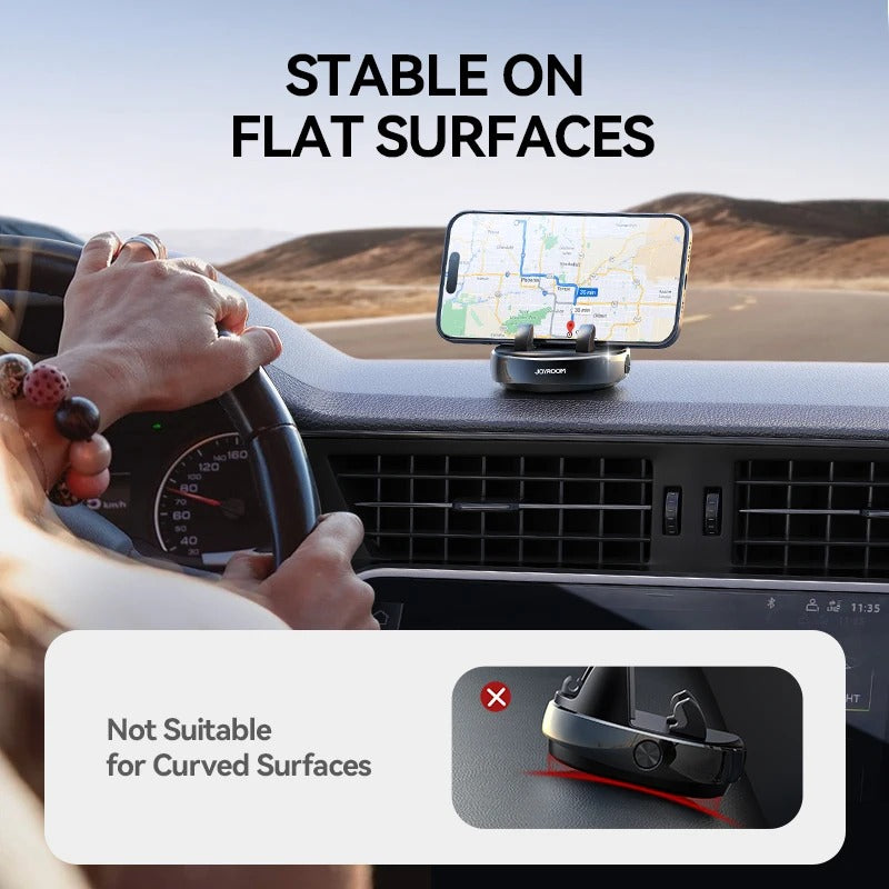 Dashboard Car Phone Mount Holder One-Handed  Holder For  360° Rotation