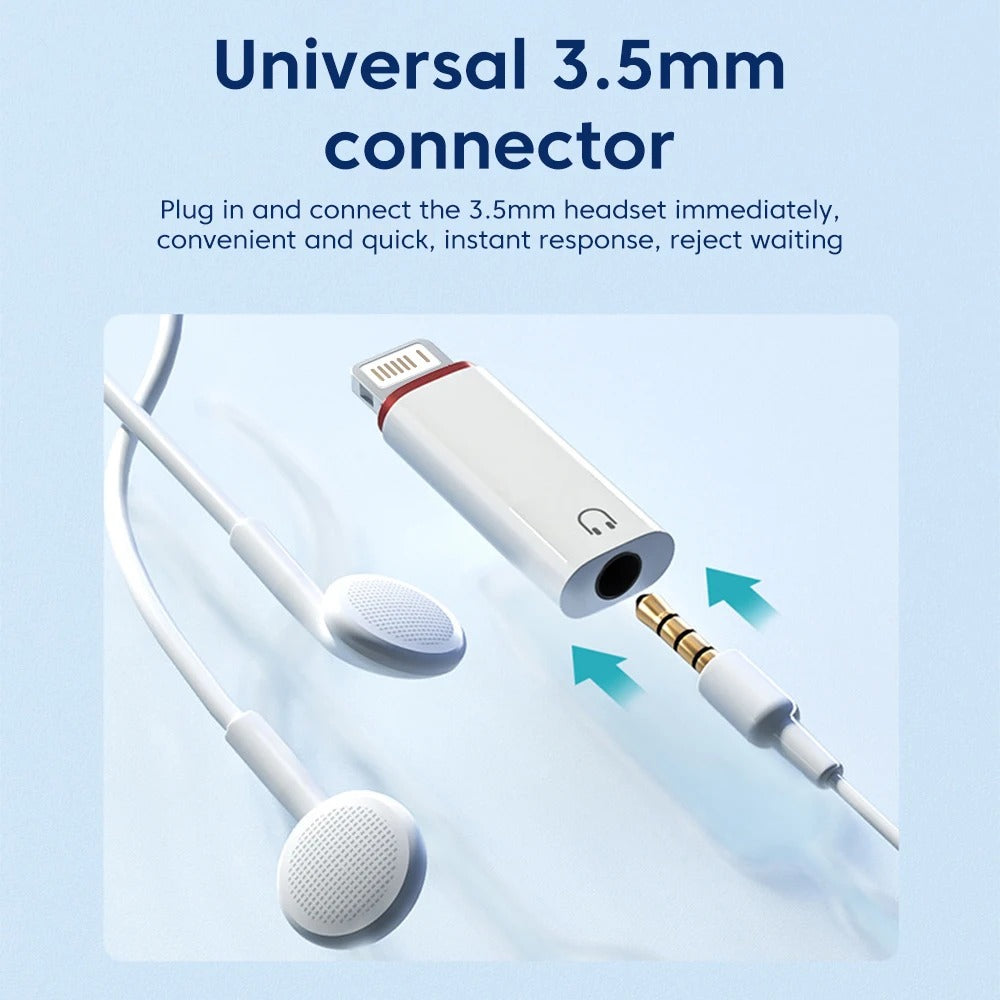 Lightning To 3 5 MM Jack AUX Adapter For iPhone  phone accessories